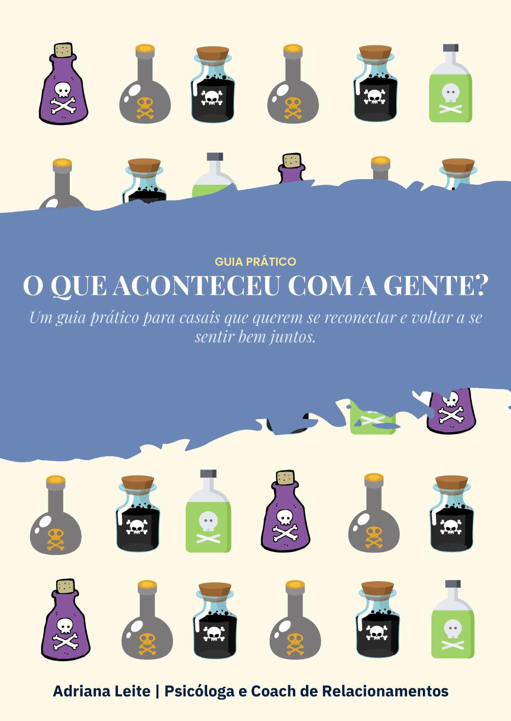 Capa do guia prático O Que Aconteceu Com A Gente, de Adriana Leite